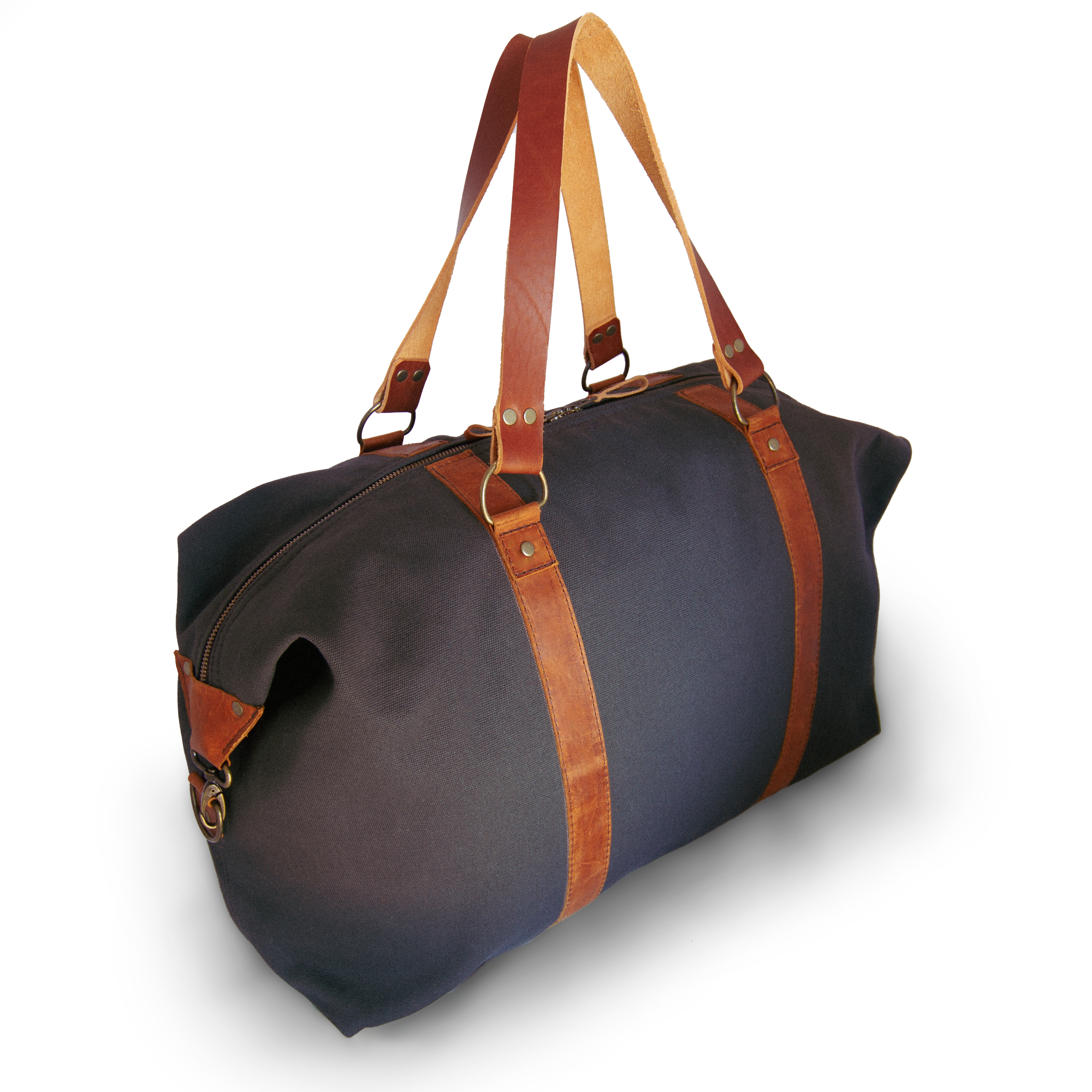 Canvas leather luggage hotsell